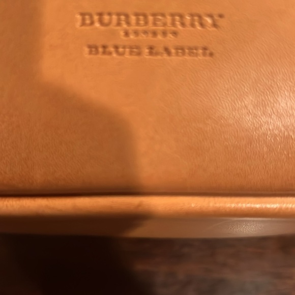 BURBERRY London Blue Label Canvas/Leather Tote Red - Picture 7 of 13